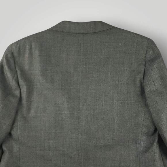 Vtg Single Breasted Suit Mens 40R/34R Classic Fit Wool 2 Piece Glen Check Plaid - Picture 15 of 16